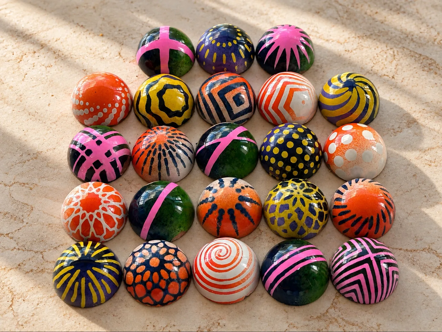 Hand-painted QAVERA bonbons